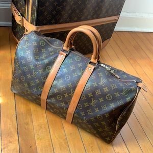 Louis Vuitton Boston keepall 45 Travel Bag.